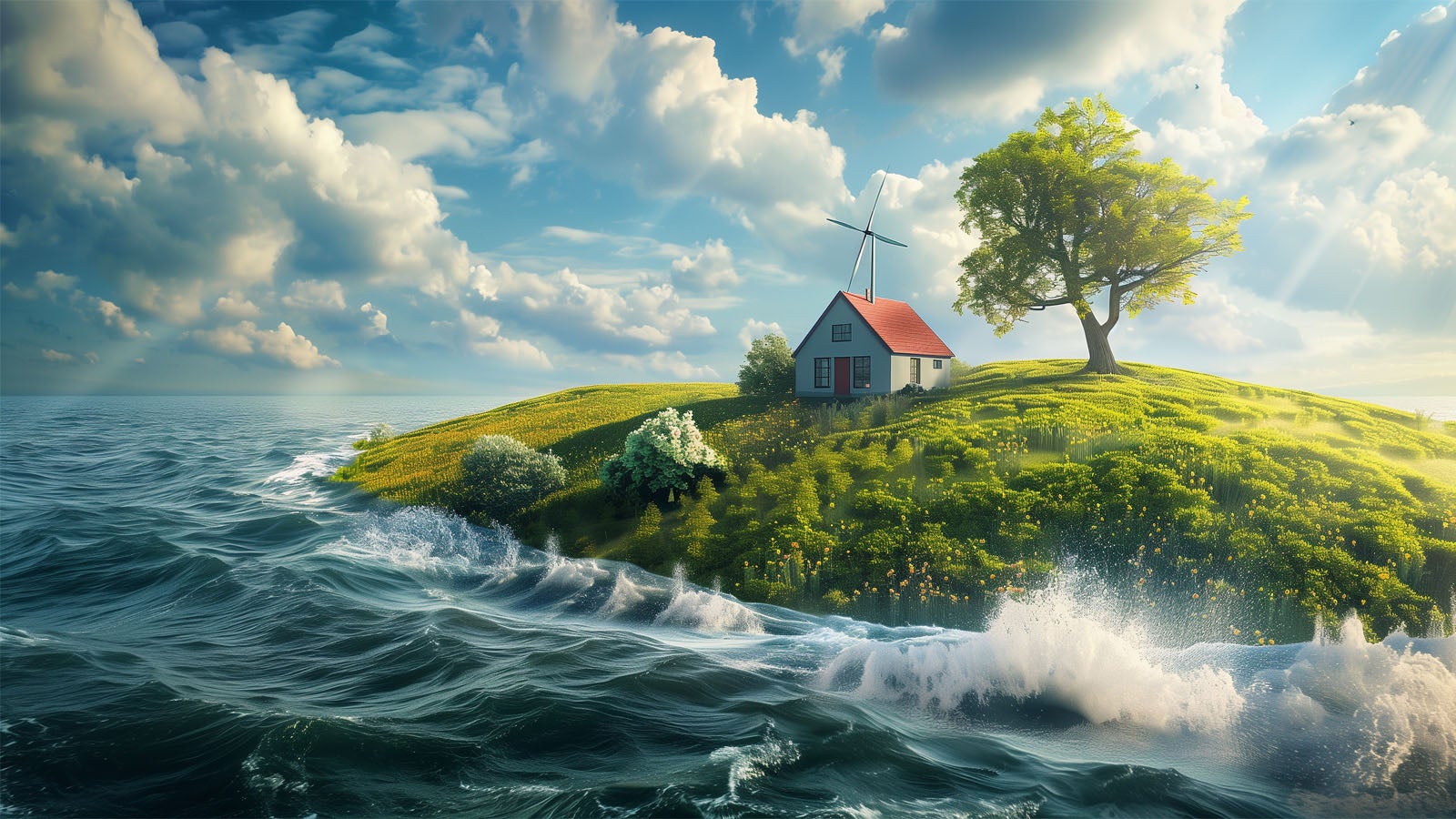 Sea-Level Rise Graphic AdobeStock